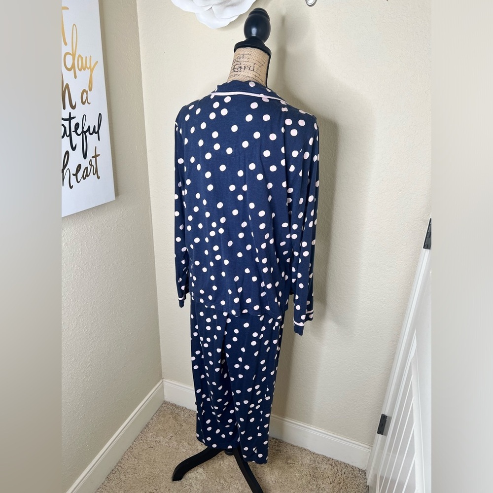 Kate Spade Dream a Little Dream Polka Dots Pajama Set Size XL - Picture 14 of 16